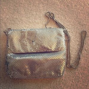 Silver metallic purse